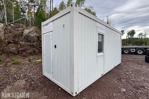 20-fots Uniteam stålcontainer – kontor, møterom, spiserom eller lager
