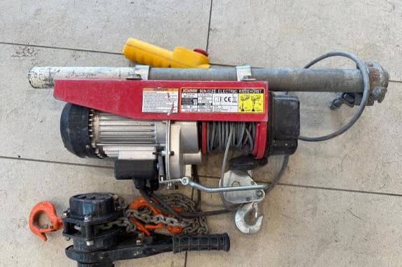 Hamron HGS 800 elektrisk vaierløfter 400/800 kg med kjettingtalje
