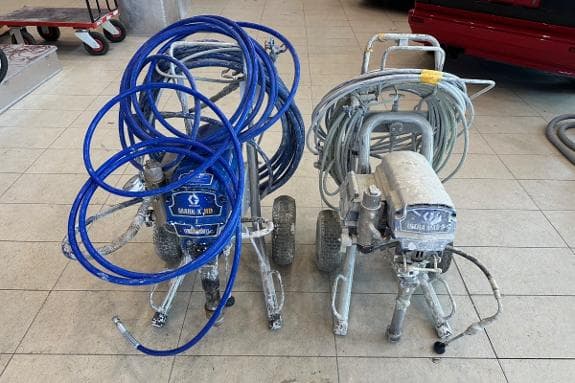 2 stk. Graco malingssprøyter – Mark X HD og Ultra Max II 695