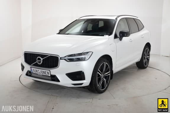 2020 Volvo XC 60 T8 390 HK AWD R-DESIGN LUFT PANO SKINN HENGERFESTE H/K HUD 360 KAMERA