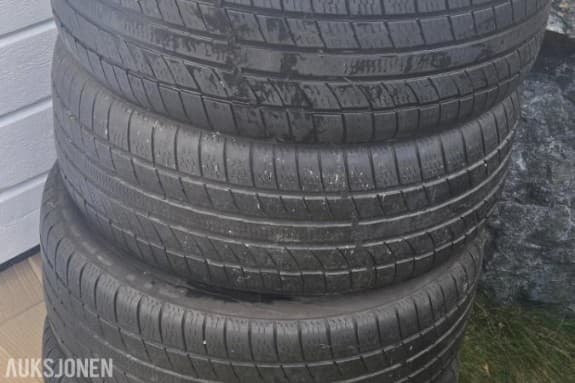 4 stk aluminium felger med Ovation dekkene All season til Toyota Toyota Avensis, Toyota Corolla, Toyota Prius, Toyota Verso
