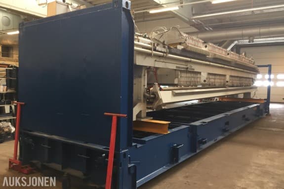 2008 Kammerfilterpresse Andritz 1200x1200 - Avvannings system.