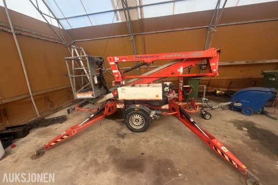 2009 Niftylift 120T tilhengerlift - Neste kontroll: 10/27 - bensin/el - elektriske moovere