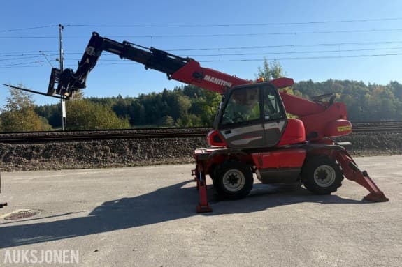 2016 Manitou MRT 1840 Easy teleskoptruck – 3 057 timer – Hydr. gafler – Vinsj – Mannskapskurv – Skuff – Kamera