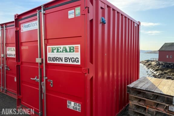 2020 HeatWork Container med 6 X Cliwi HB-300 byggvarmere