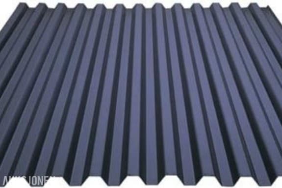 10 stk blikkplater 3 m sort