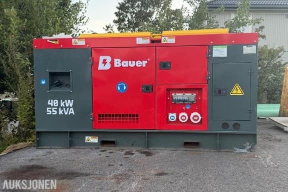 2024 Bauer GFS-40 dieselaggregat – 40 kW / 50 kVA