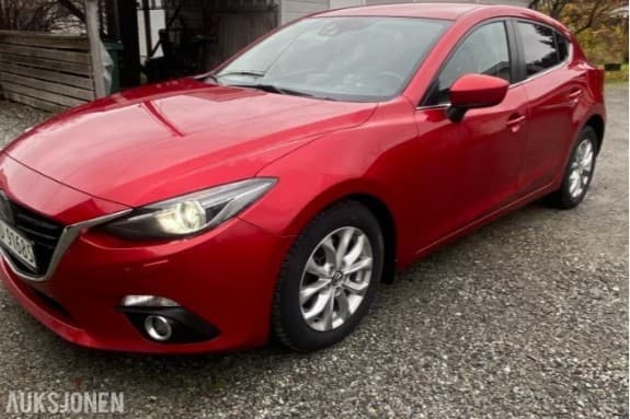 2015 Mazda 3 2.2 150hk rep objekt Optimum Skyactiv automat servicehistorikk s+v dekk 22000km