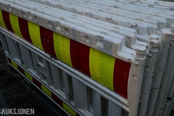 2024 Trafikkgjerde- refleks gjerde 20 stk