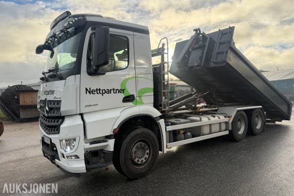 2019 Mercedes-Benz Arocs 2645 6x4 krokbil – Hiab Multilift 21 tonn