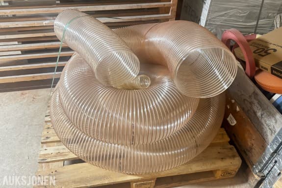 Fleksibel transparent slange – Ø120 mm