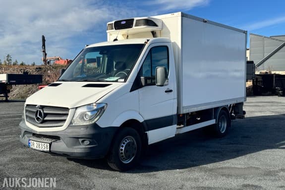 2017 516 CDI kjølebil m/Carrier Pulsor 400 kjøleaggregat - 116 881 km, bakløfter - EU OK