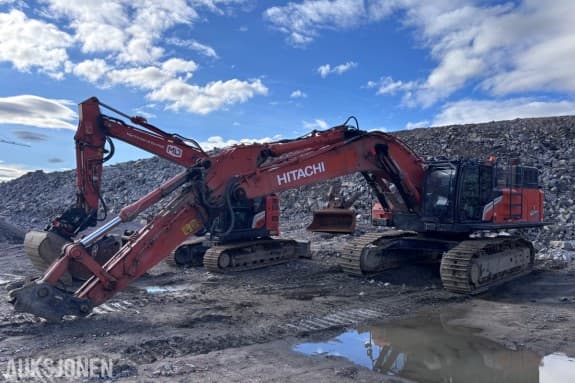 2021 Hitachi ZX490LCH-7 - 10 650 timer - 296 kW - 52 200 kg - Klepp Mek hurtigfeste - Novatron Xite Pro 3D