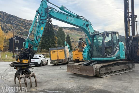 2015 Kobelco SK140SRLC-3 Gravemaskin - Tiltrotator - Klype - Hurtigfeste