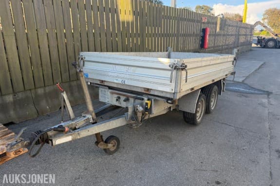 2017 Humbaur HTK 2000.27 tipphenger, 2000 kg totalvekt