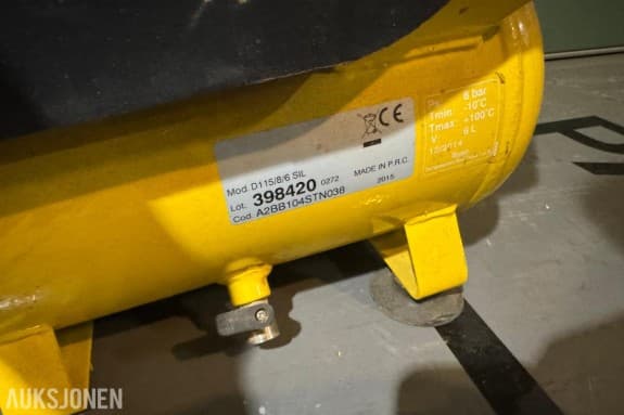Stanley D.115/8/6 Silent luftkompressor