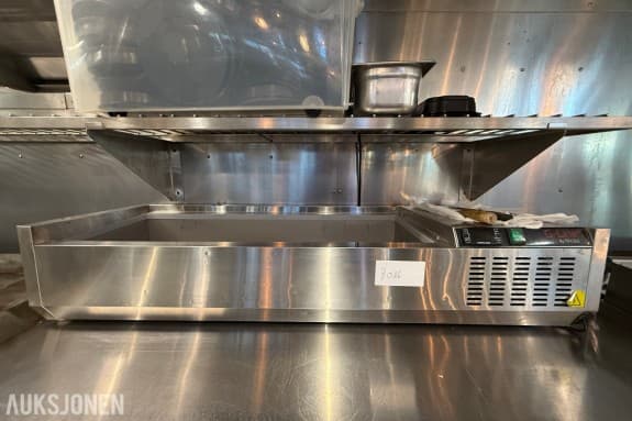 G-Line by Tefcold kjølt serveringsdisk / kjølebrønn – 120 cm – modell GVC38-120 S/S