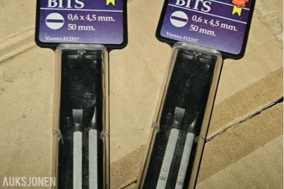 Gebe Bits 0,6 x 4,5 mm 50 mm – 20 kartonger