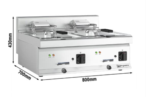 Helt ny GGMGastro EFK800-EN Frityr