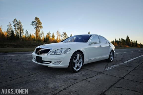 2007 MERCEDES-BENZ S550 V8 LONG MASSASJESETER KAMERA HARMAN KARDON