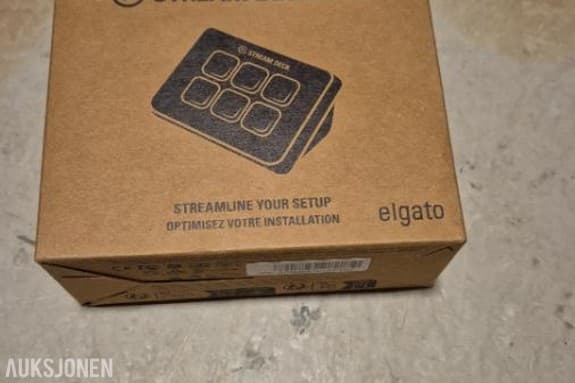 TOLLAUKSJON: Sream deck mini Elgato