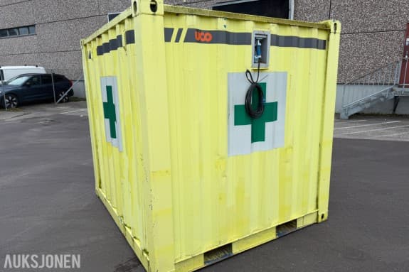 8 fot Førstehjelps - beredskapscontainer