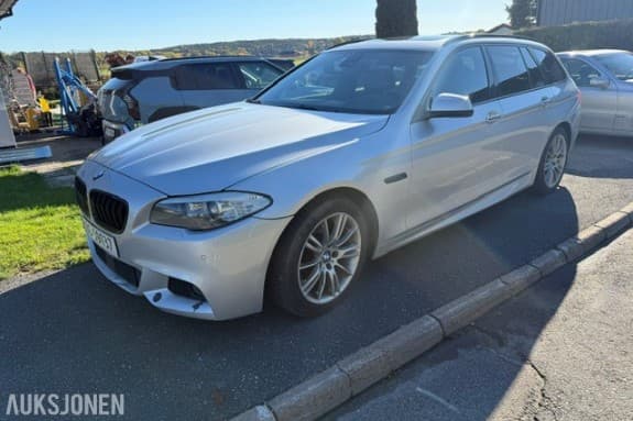 2012 BMW 5-serie 520D 2.0 Diesel, Automat, Cruisekontroll, Hengerfeste, Skinninteriør, Ryggekamera, EU OK til 04.2028