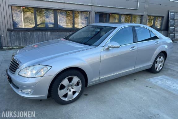 2007 Mercedes-Benz S-Klasse S 500 5.5 4MATIC, Cruisekontroll, Skinninteriør, EU OK til 04.2028