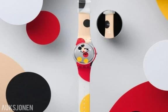 2018 ny Swatch x Damien Hirst - Mirror Spot Mickey