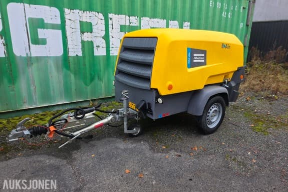 2022 Atlas Copco E-Air 250 H250 VSD elektrisk mobilkompressor 94 timer