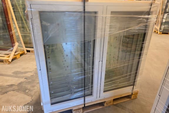 H-vinduet 7 stk-1590x1390 2 lags glass 7 vinduer