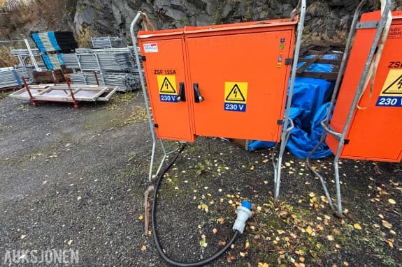 Holte Industri ZSF 125A RH byggestrømskap – 125 A / 230 V