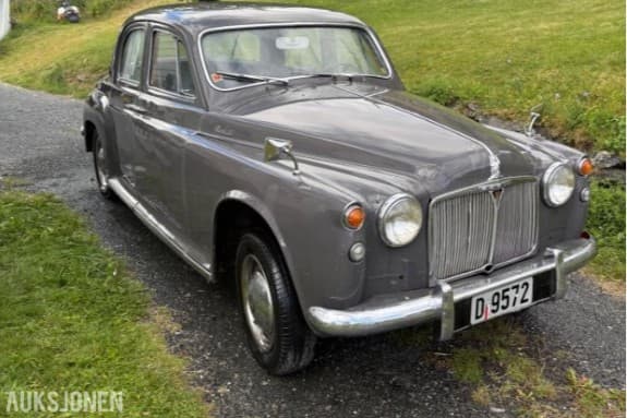 1958 Rover p4 90 veteran lav km Fritatt fra eu