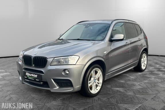 2014 BMW X3, Sjelden! 30D X-Drive Aut M-sport Skinn Kamera Krok 2,4t, 185000km