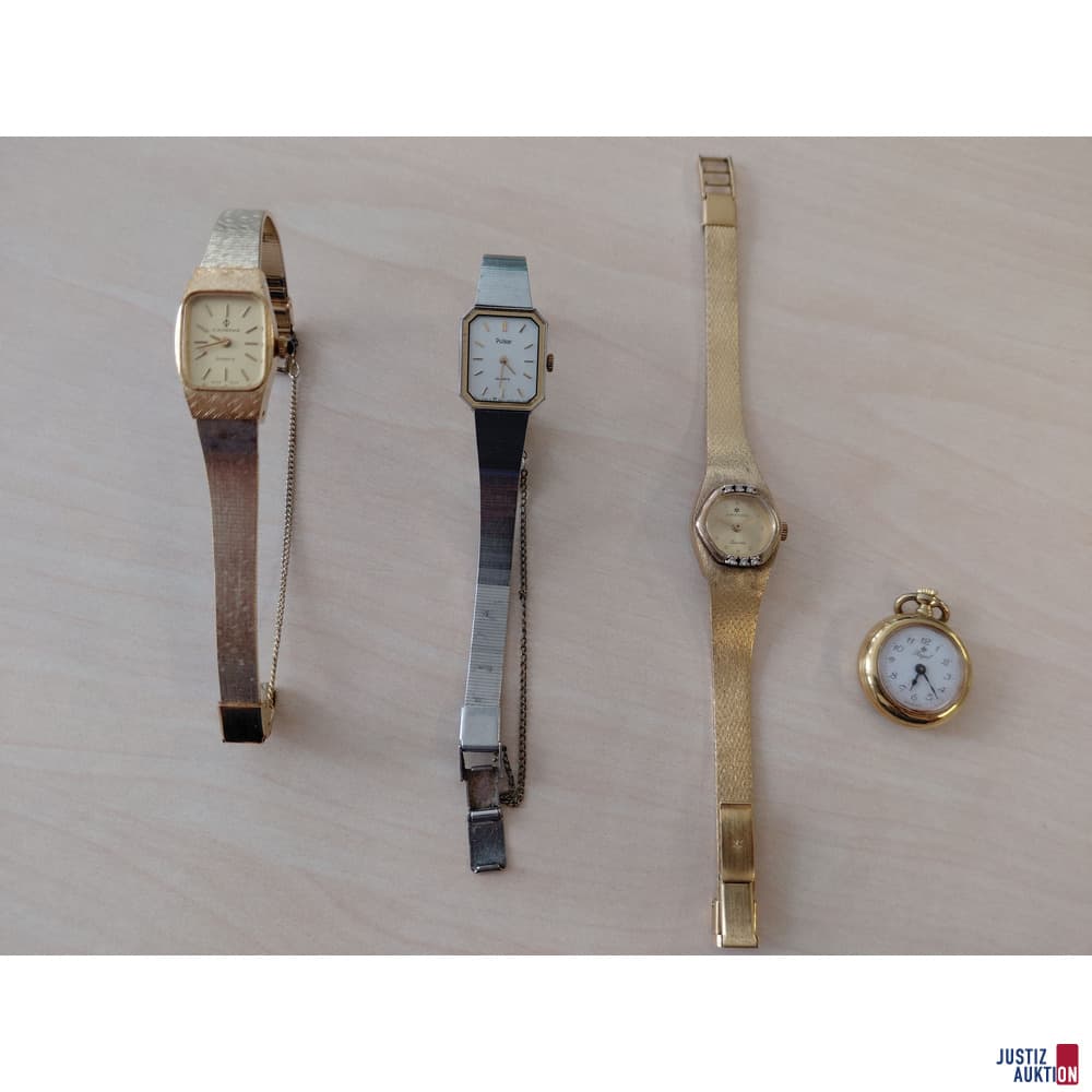 Mixed lot of consisting of 3 wristwatches