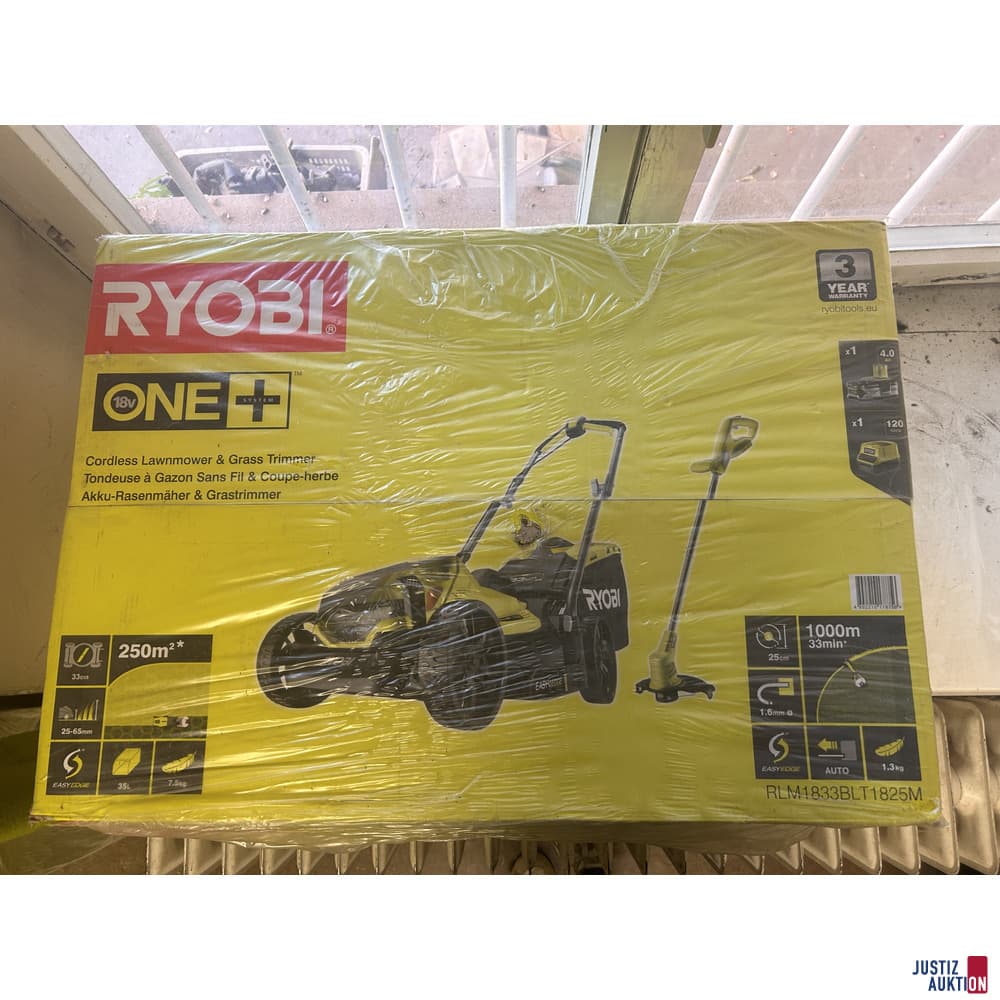Ryobi Lawn mowers and trimmers