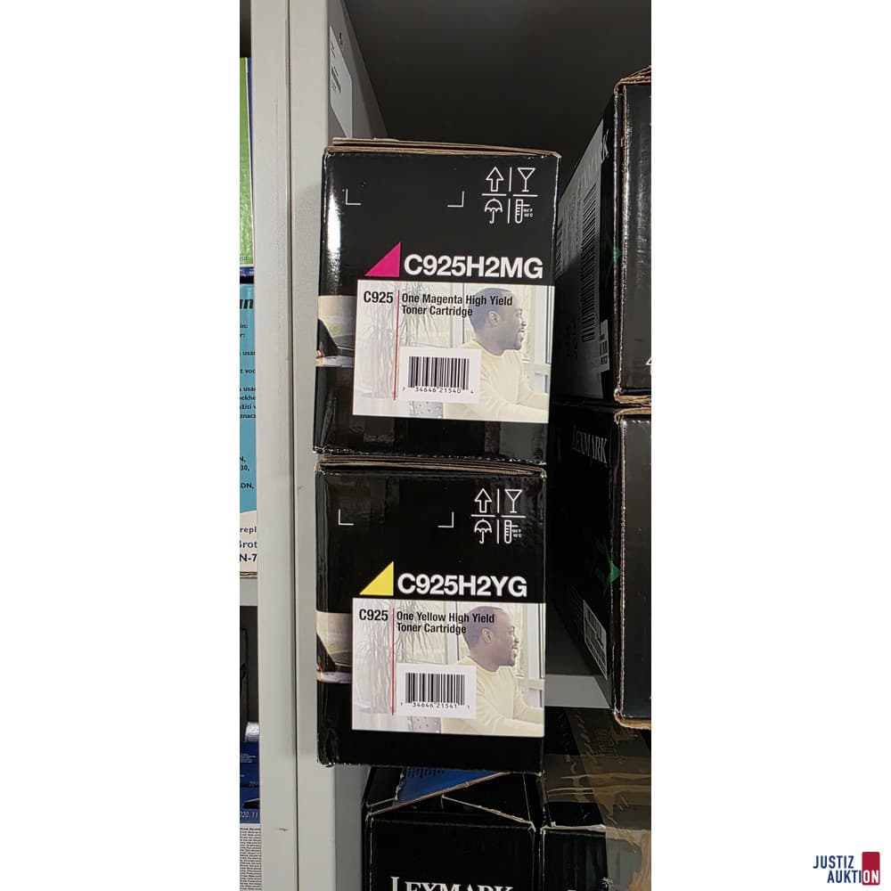 Lexmark C925H2 Magenta and Yellow toner cartridges