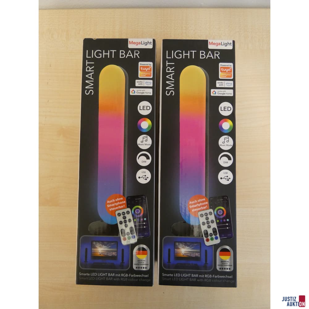 Two Mega Light Smart LED Light Bars