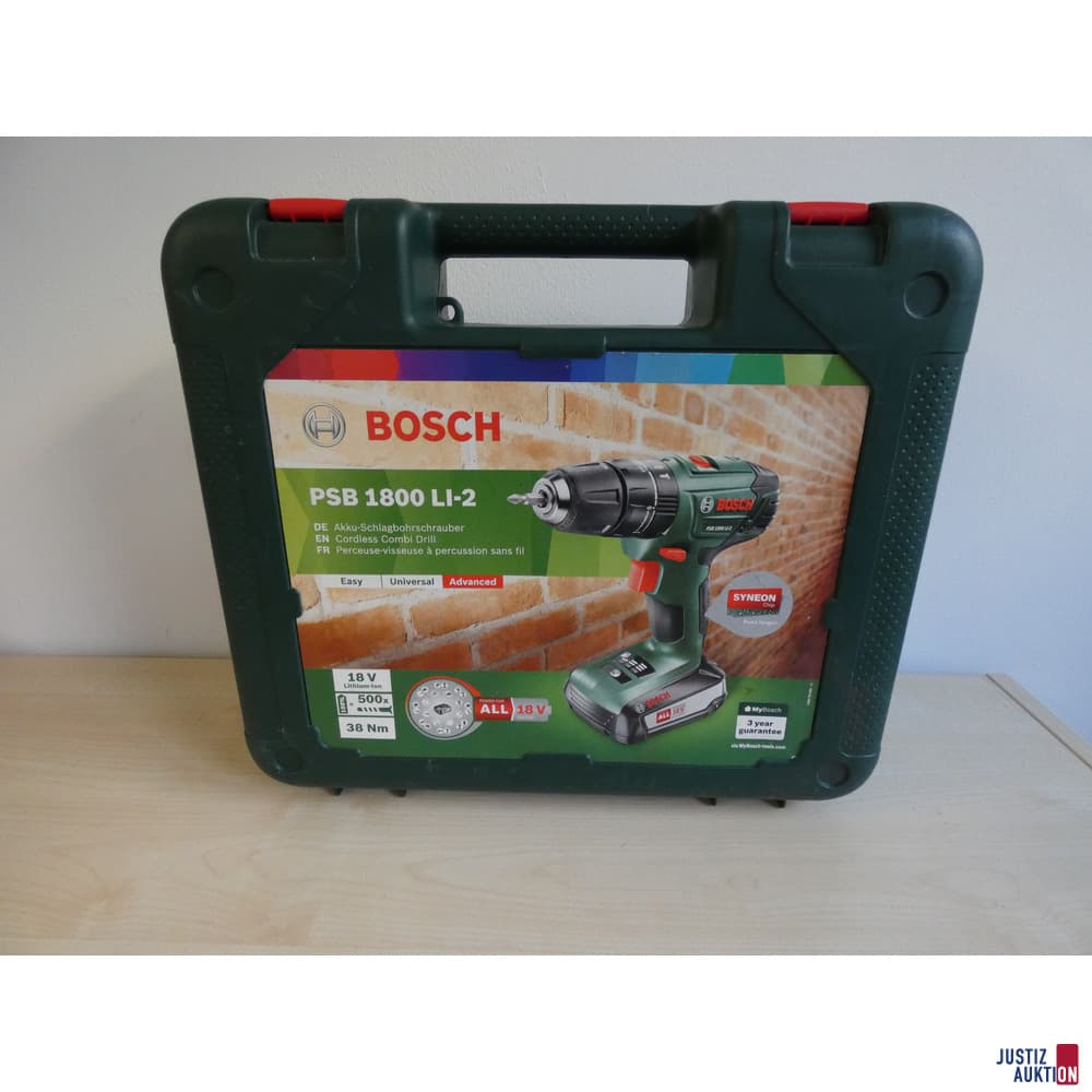 Bosch PSB 1800 LI-2 cordless impact drill