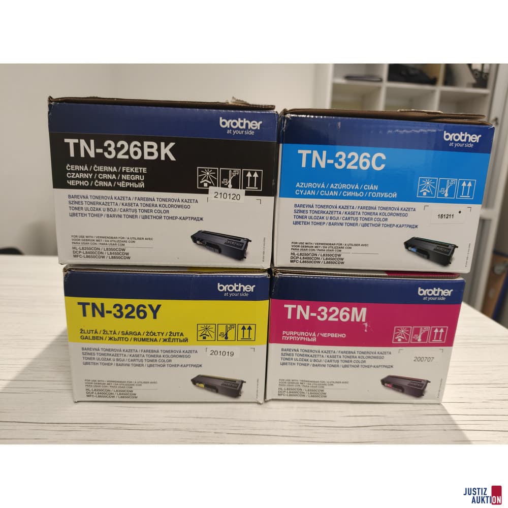 Brother Toner TN-326M, TN-326Y, TN-326C, TN-326BK