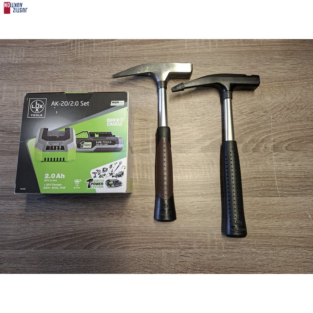 LUX charger and 2 hammers