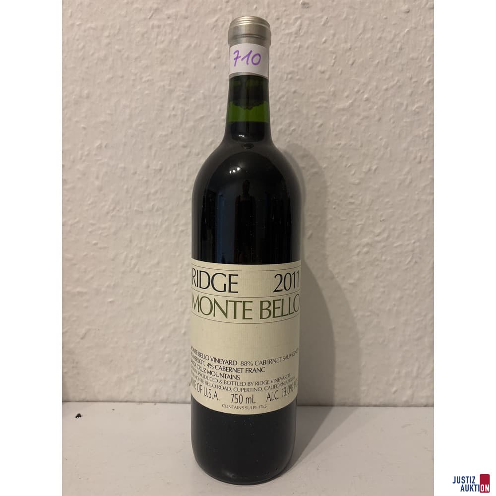 Ridge Vineyards Monte Bello