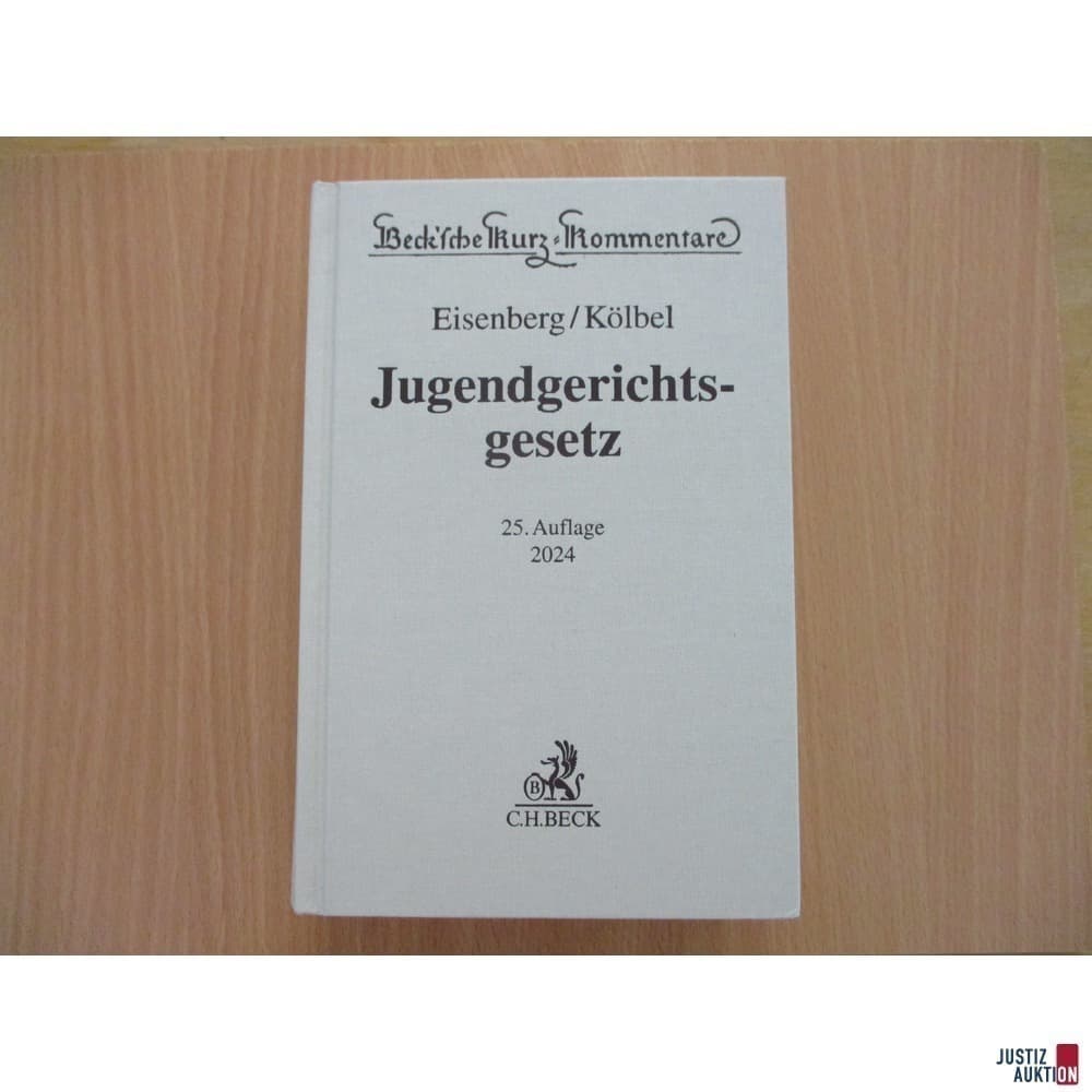 Jugendgerichtsgesetz (JGG) Comment Eisenberg/Kölbel