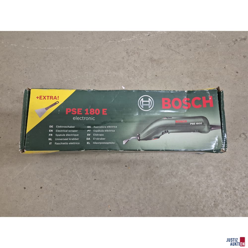 Bosch PSE 180 E electric scraper (OVP)