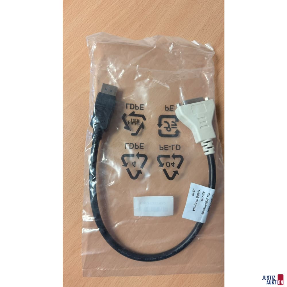 75 x Display Port to DVI-D Cable