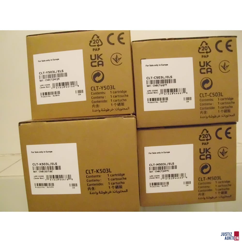 4 x Toner HP/Samsung