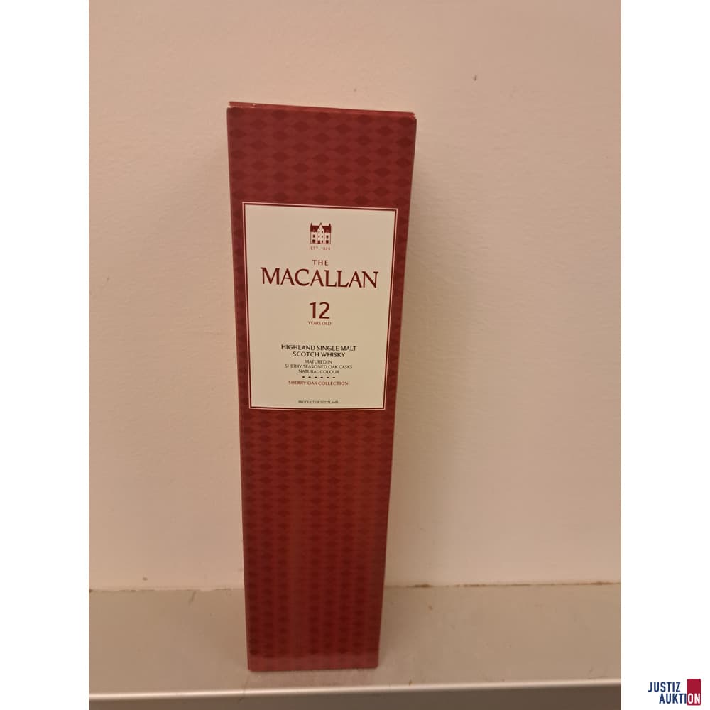 8x WHISKY Macallan red