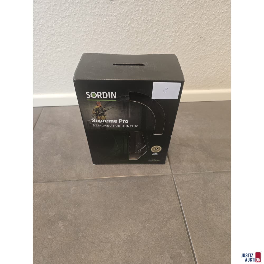 Sordin Supreme Pro – Electronic Ear Cup Hearing Protection