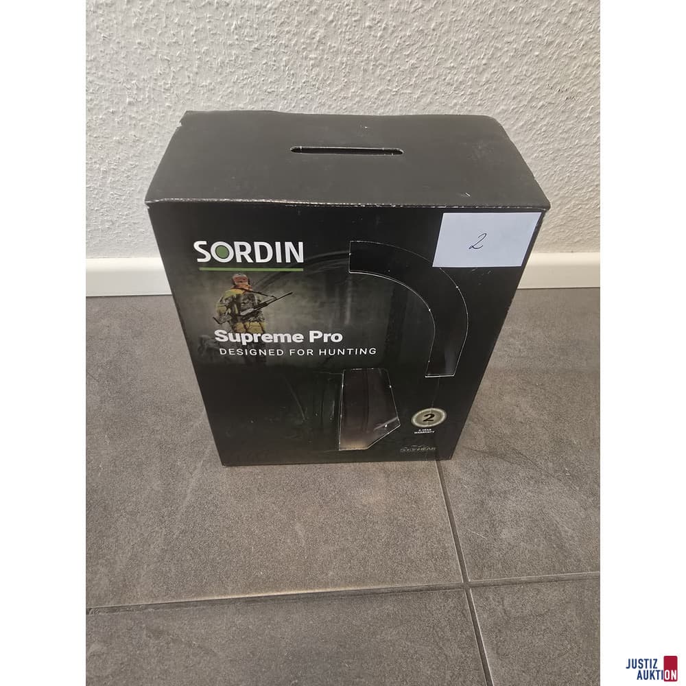 Sordin Supreme Pro – Electronic Ear Cup Hearing Protection