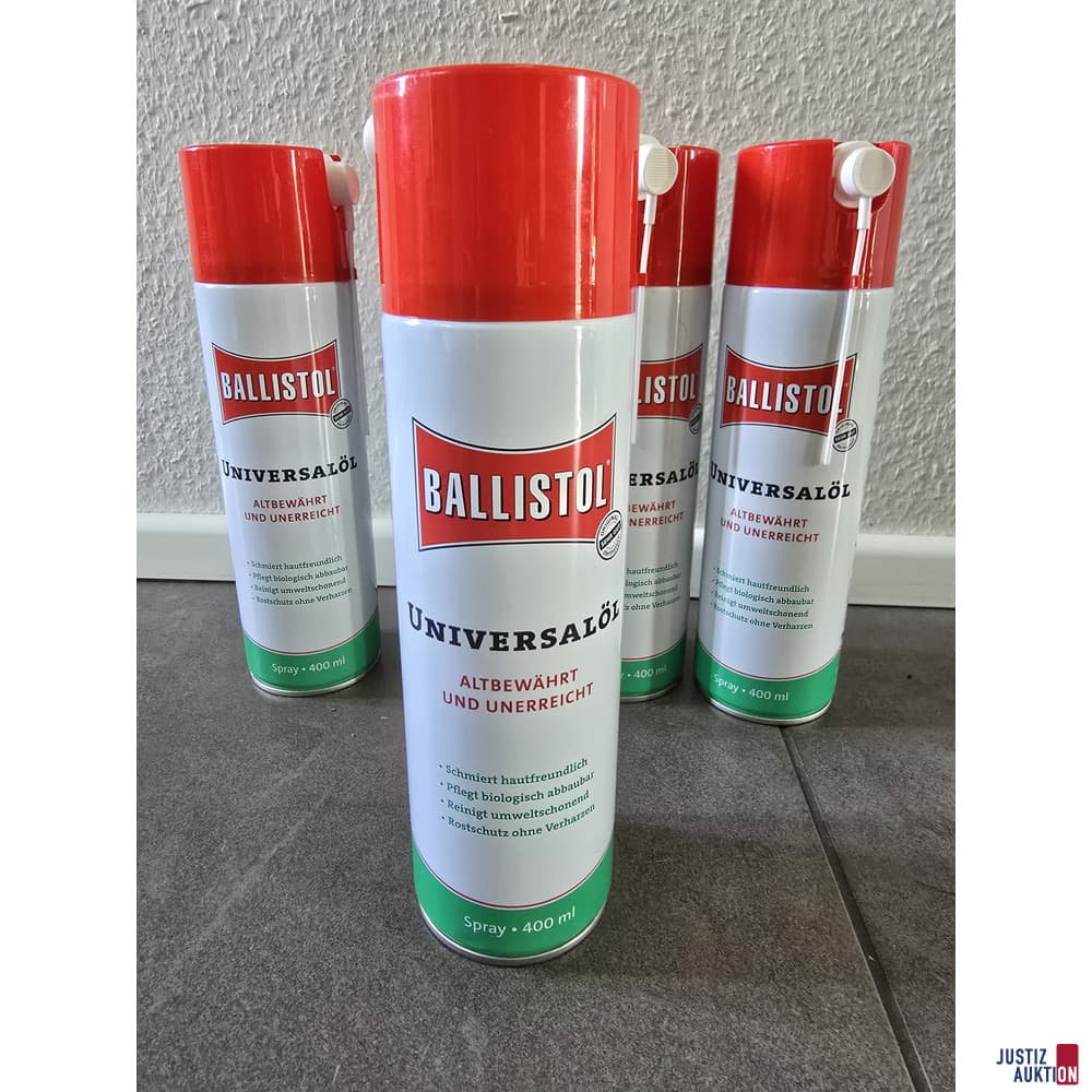 5 x Ballistol Universal Oil Spray 400 ml